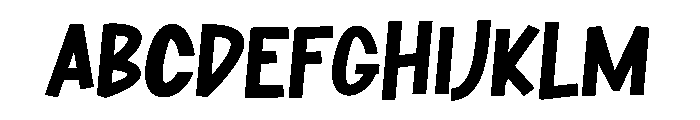 Marker Dekane Font UPPERCASE