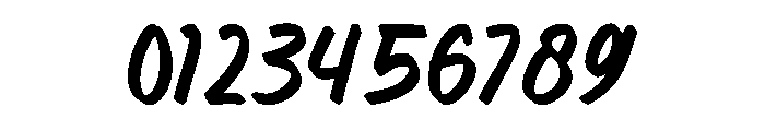 Marker Dreams Regular Font OTHER CHARS