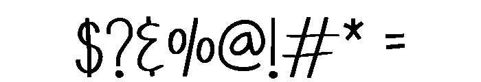 Marker Magic Regular Font OTHER CHARS