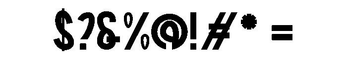 Marker Quicked Font OTHER CHARS