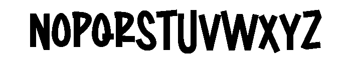 Marker Quicked Font UPPERCASE
