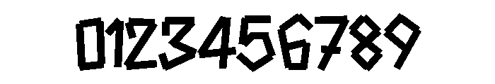 Marker Rush Medium Font OTHER CHARS
