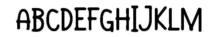 Marker Simpera Font UPPERCASE