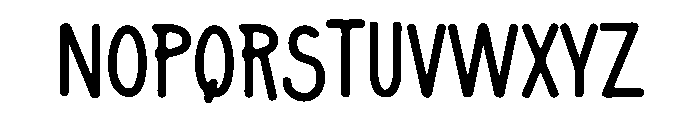 Marker Simpera Font UPPERCASE