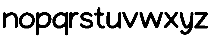 MarkerMark Font LOWERCASE