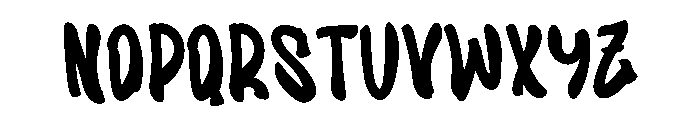 Market Alphabet Font UPPERCASE