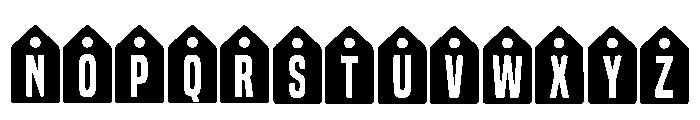 Market Tags Regular Font UPPERCASE