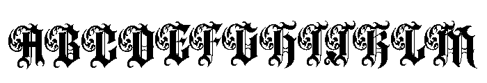 MarkosBlack-Regular Font UPPERCASE