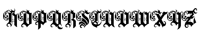 MarkosBlack-Regular Font UPPERCASE