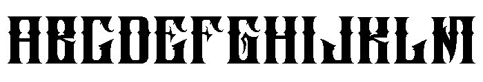 MarkosGangs-Regular Font UPPERCASE