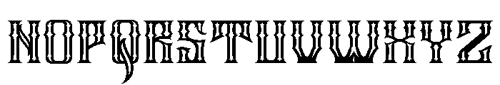 MarkosGangs-Regular Font LOWERCASE