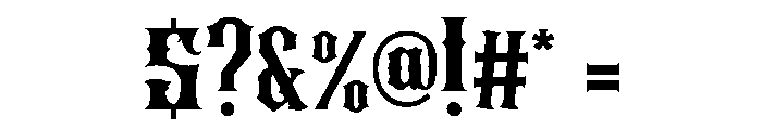 MarkosSwash-Regular Font OTHER CHARS