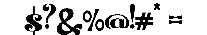 Markowl Regular Font OTHER CHARS