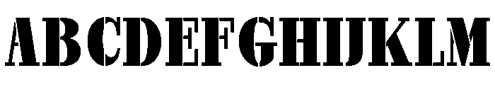 Marksteel Black Condensed Font UPPERCASE