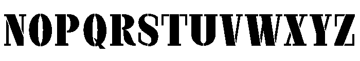 Marksteel Black Condensed Font UPPERCASE