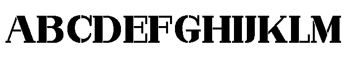 Marksteel Black Expanded Font UPPERCASE