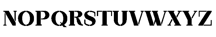 Marksteel Black Semi Expanded Font UPPERCASE