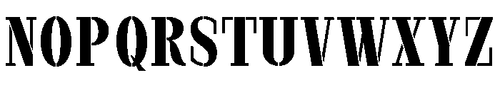 Marksteel Bold Condensed Font UPPERCASE