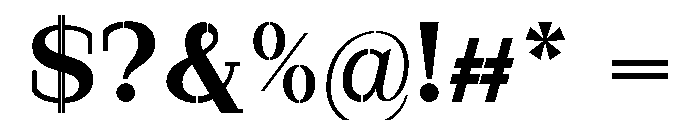 Marksteel Bold Expanded Font OTHER CHARS