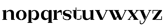 Marksteel Bold Expanded Font LOWERCASE