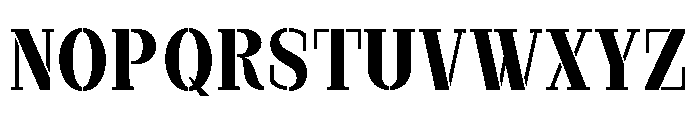Marksteel Bold Semi Condensed Font UPPERCASE
