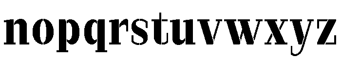 Marksteel Bold Semi Condensed Font LOWERCASE