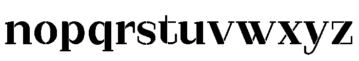 Marksteel Bold Semi Expanded Font LOWERCASE