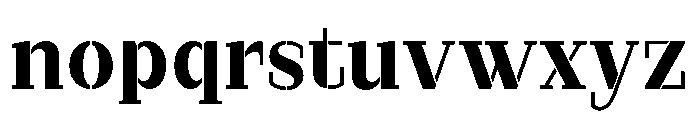 Marksteel Bold Font LOWERCASE