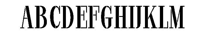 Marksteel Condensed Font UPPERCASE