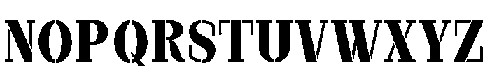 Marksteel ExtBd SemiCond Font UPPERCASE
