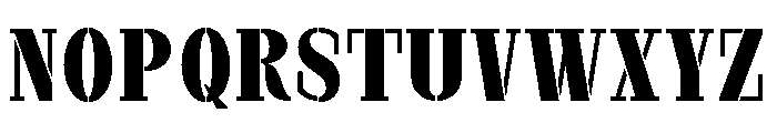 Marksteel Extra Bold Condensed Font UPPERCASE