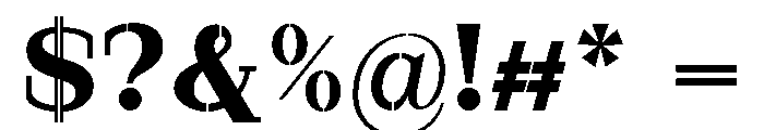 Marksteel Extra Bold Expanded Font OTHER CHARS