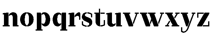 Marksteel Extra Bold Font LOWERCASE