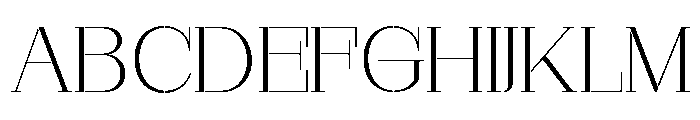 Marksteel Extra Light Expanded Font UPPERCASE