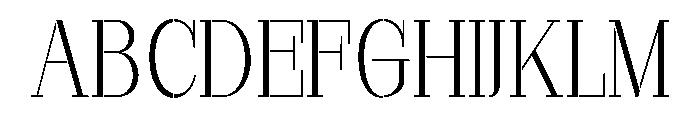 Marksteel Extra Light Font UPPERCASE