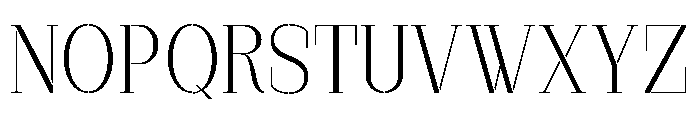 Marksteel Extra Light Font UPPERCASE