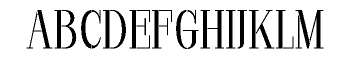 Marksteel Light Semi Condensed Font UPPERCASE