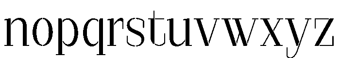 Marksteel Light Font LOWERCASE