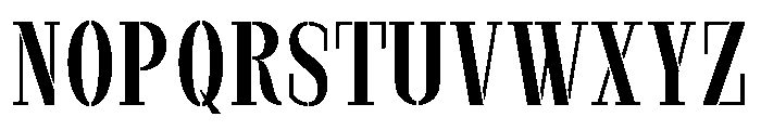 Marksteel Medium Condensed Font UPPERCASE