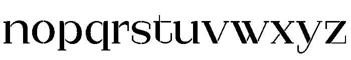 Marksteel Medium Expanded Font LOWERCASE