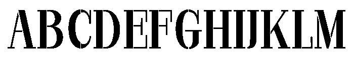 Marksteel Medium Semi Condensed Font UPPERCASE