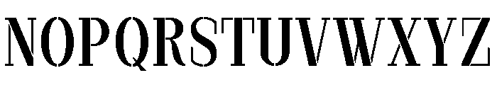 Marksteel Medium Semi Condensed Font UPPERCASE