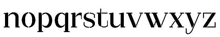 Marksteel Medium Semi Expanded Font LOWERCASE