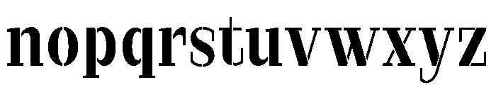 Marksteel SemBd SemiCond Font LOWERCASE