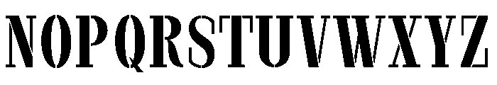 Marksteel Semi Bold Condensed Font UPPERCASE