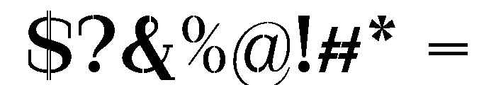 Marksteel Semi Bold Expanded Font OTHER CHARS