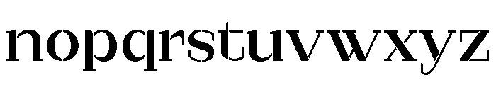 Marksteel Semi Bold Expanded Font LOWERCASE