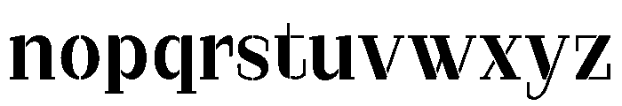 Marksteel Semi Bold Font LOWERCASE