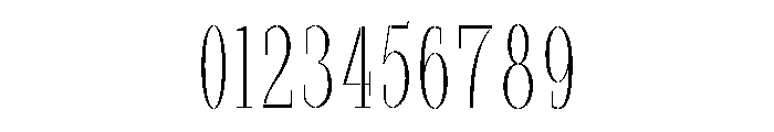 Marksteel Thin Condensed Font OTHER CHARS