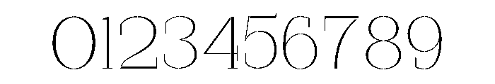 Marksteel Thin Expanded Font OTHER CHARS